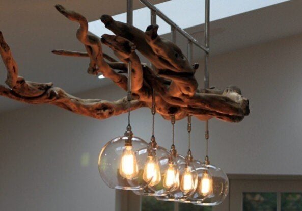 Bespoke Driftwood chandelier