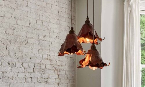 Gorsley copper chandelier