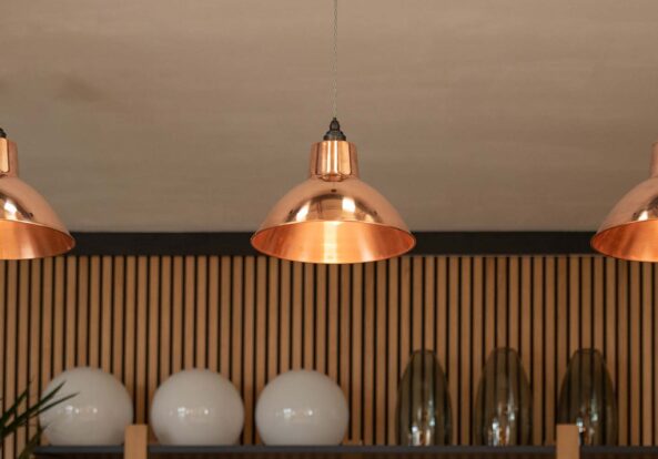 Choosing the best copper kitchen lights by Fritz fryer Lighting