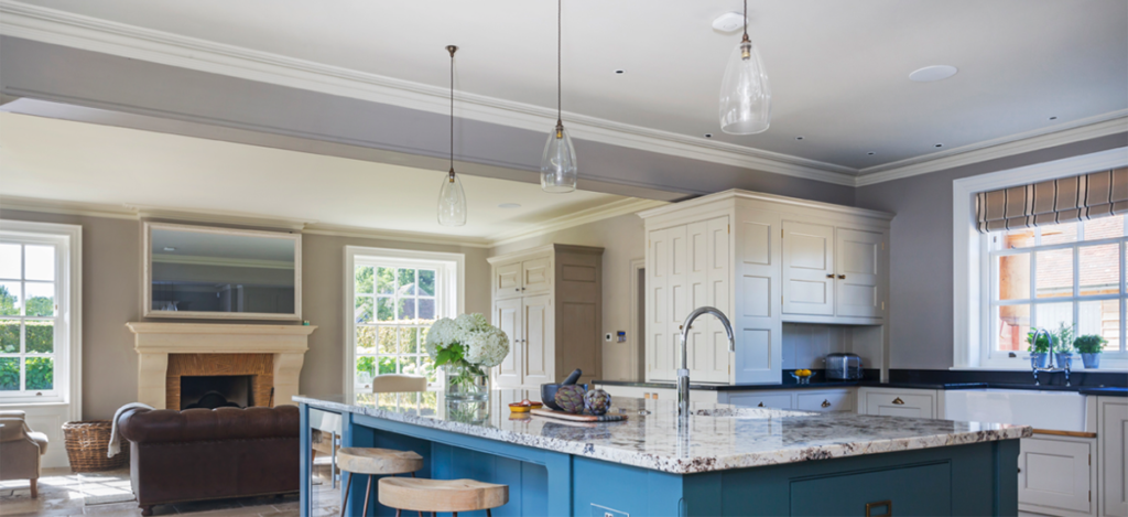 How to light a kitchen island by Fritz Fryer Lighting