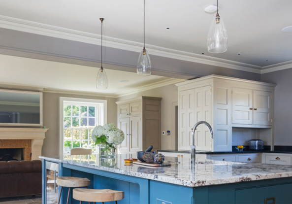 How to light a kitchen island by Fritz Fryer Lighting