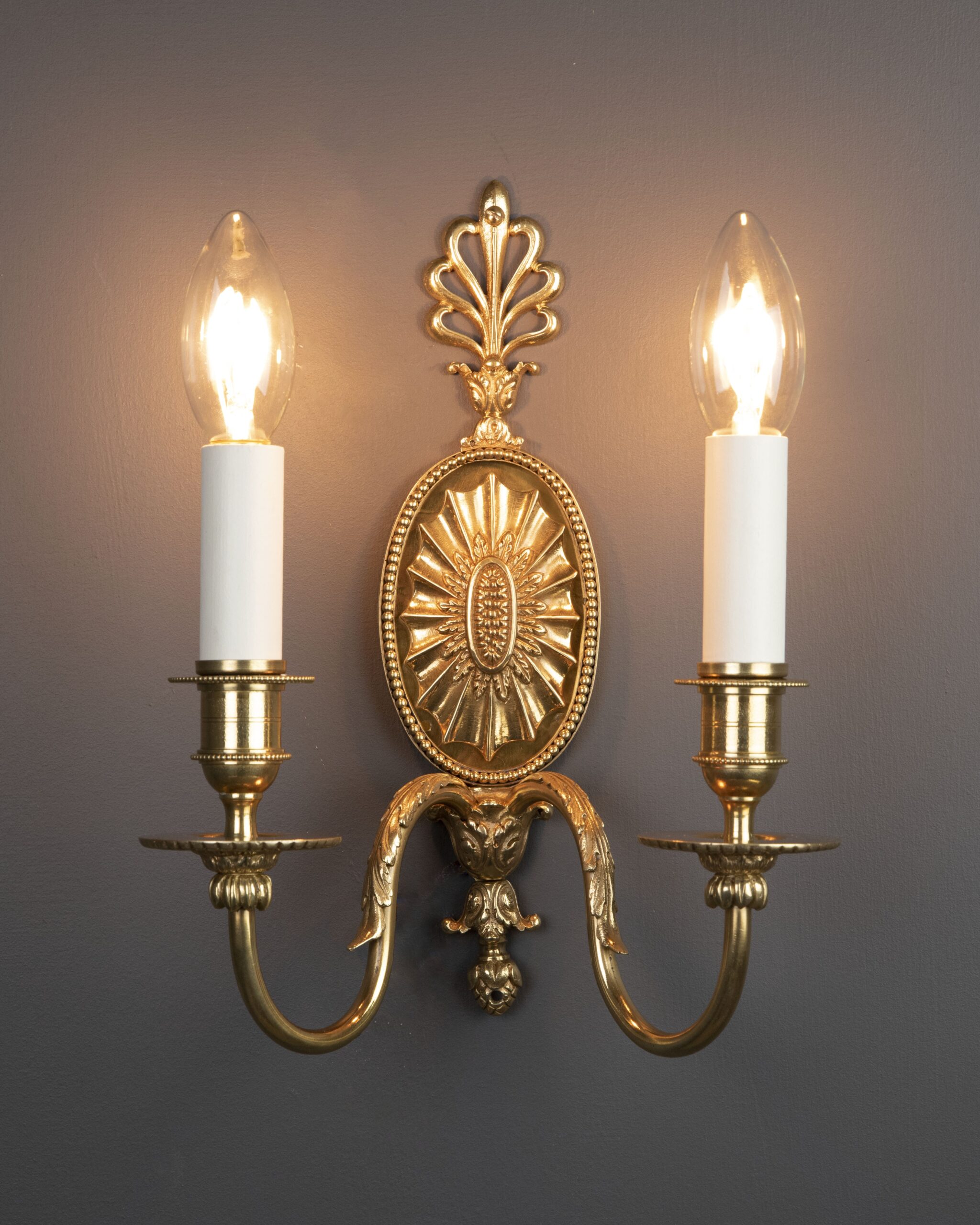 Pair Of Adam Style Wall Sconces
