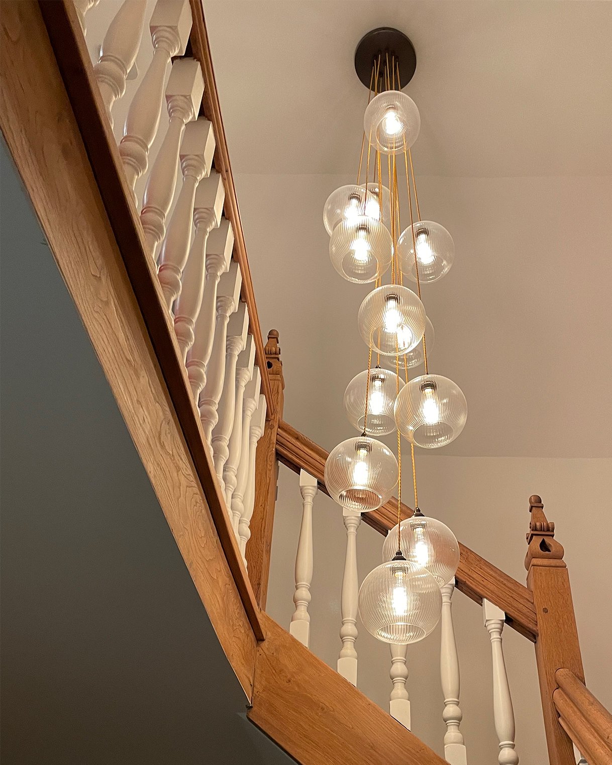 Multi Pendant Stairwell Light