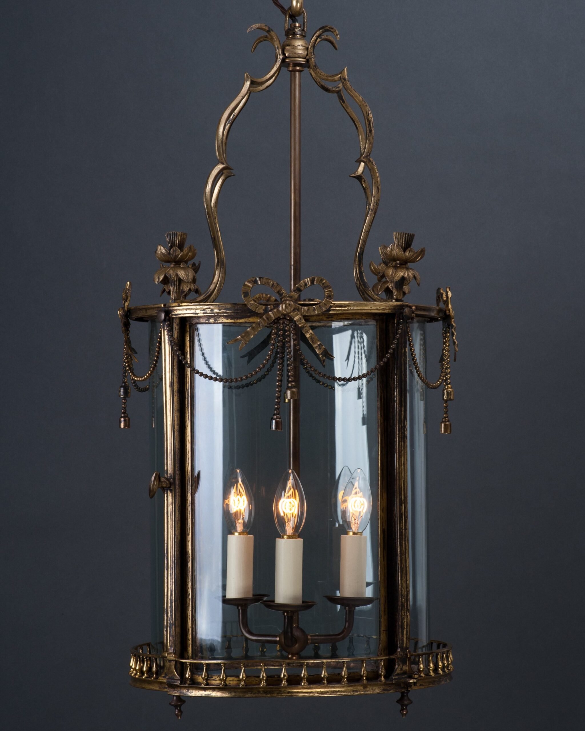 antique Georgian lantern with ornate detail