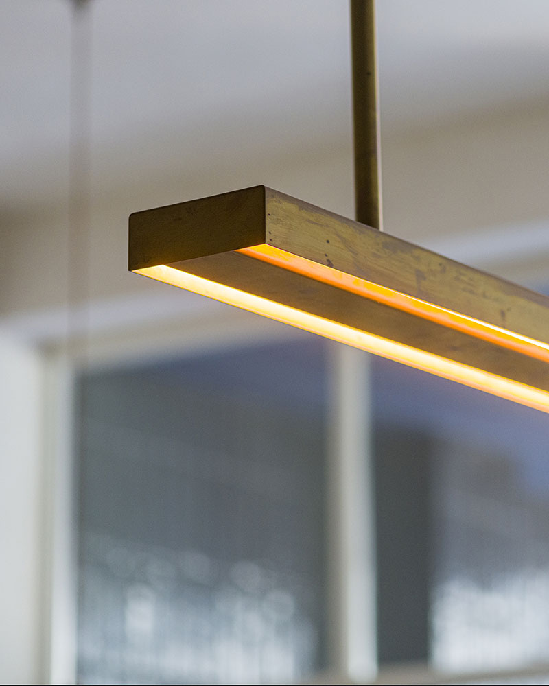 linear parlour kitchen light
