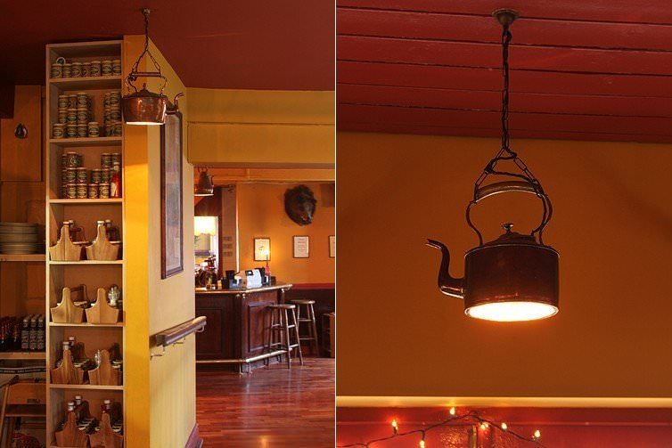 CONVERTED COPPER KETTLES FOR QUIRKY PUB LIGHTING