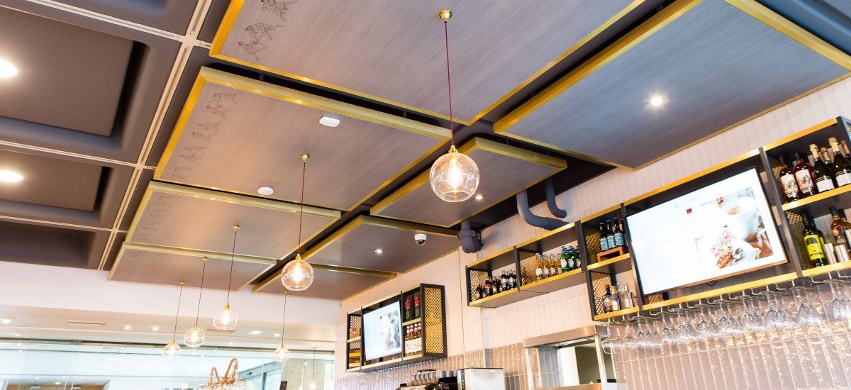 commercial-lighting-Aston-lantern-in-restaurant-eating-area-leeds